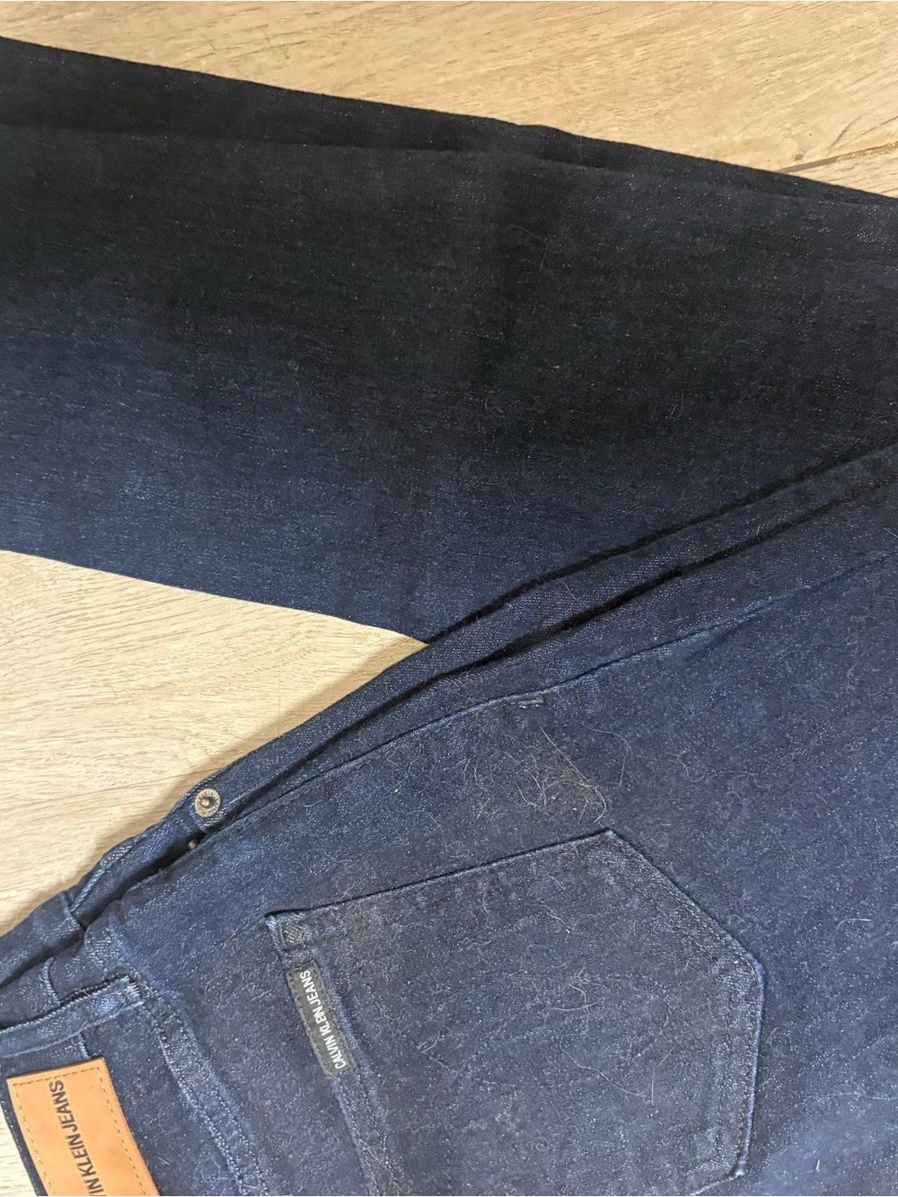Calvin Klein Women’s Slim Straight Jeans - Navy Blue